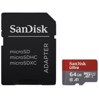 SanDisk Ultra microSDXC 64GB 100MB/s A1 Class 10 UHS-I + Adapter